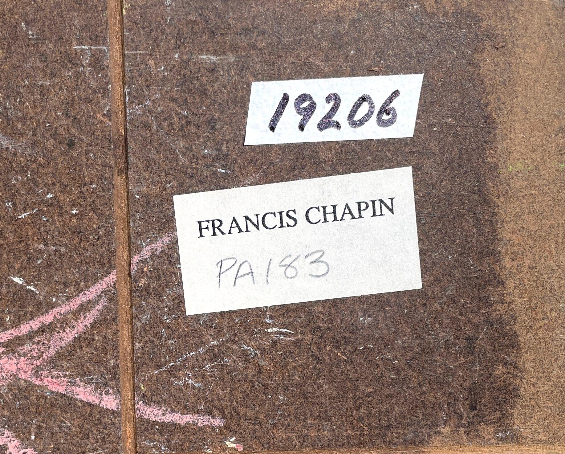 Scène de la ville mexicaine de l'artiste Francis Chapin, San Miguel de Allende en vente 6