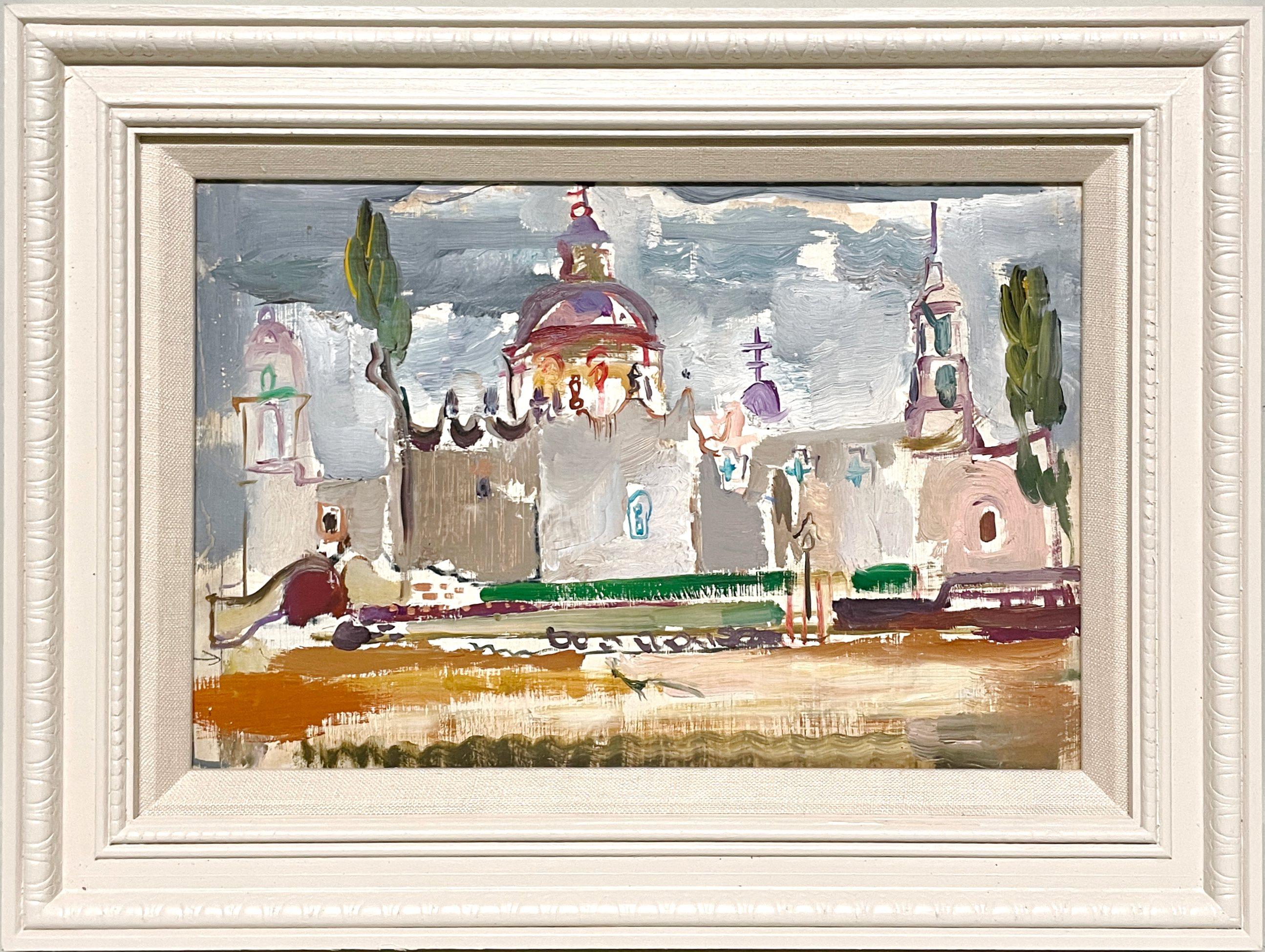 Early Mexican City Scene by Chicago Artist Francis Chapin, San Miguel de Allende