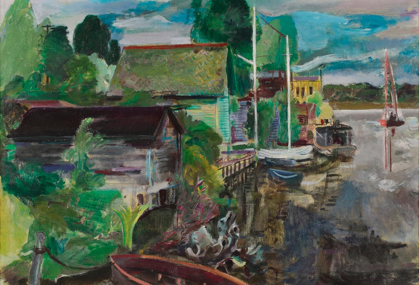 Francis Chapin Landscape Painting - Little River