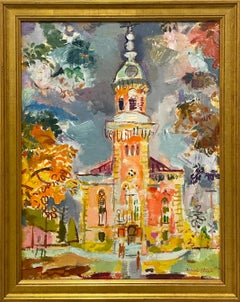 Pittura di scena americana moderna, Palazzo di Giustizia storico della Contea di Geauga, Chardon, Ohio