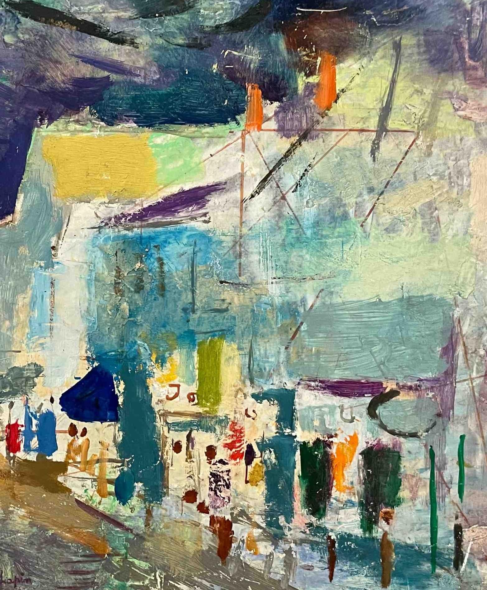 Un colorido y dinámico cuadro de Martha's Vineyard pintado por Francis Chapin en la década de 1950 en venta 3