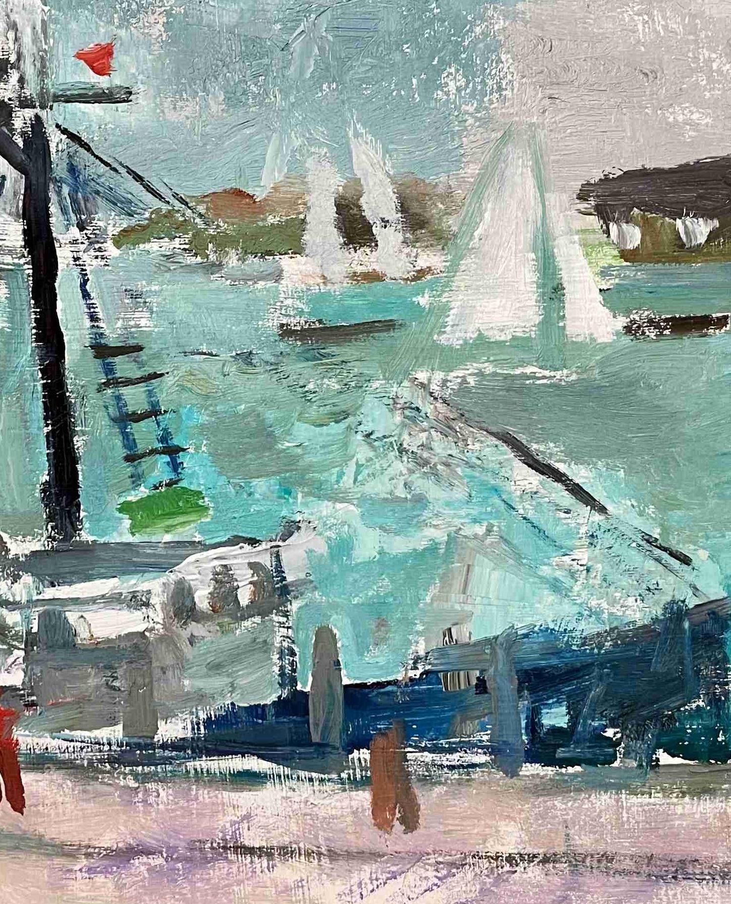 Encantador óleo sobre masonita de Martha's Vineyard pintado por Francis Chapin en los años 30 en venta 5