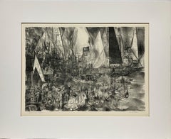 Una litografia del 1964 intitolata "Afternoon Race, Edgartown" dell'artista Francis Chapin