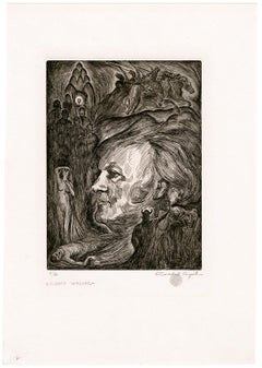 'Richard Wagner' — 1920s Portrait of the Composer