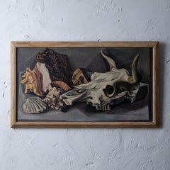 Francis de Erdely Still Life with Skull and Shells