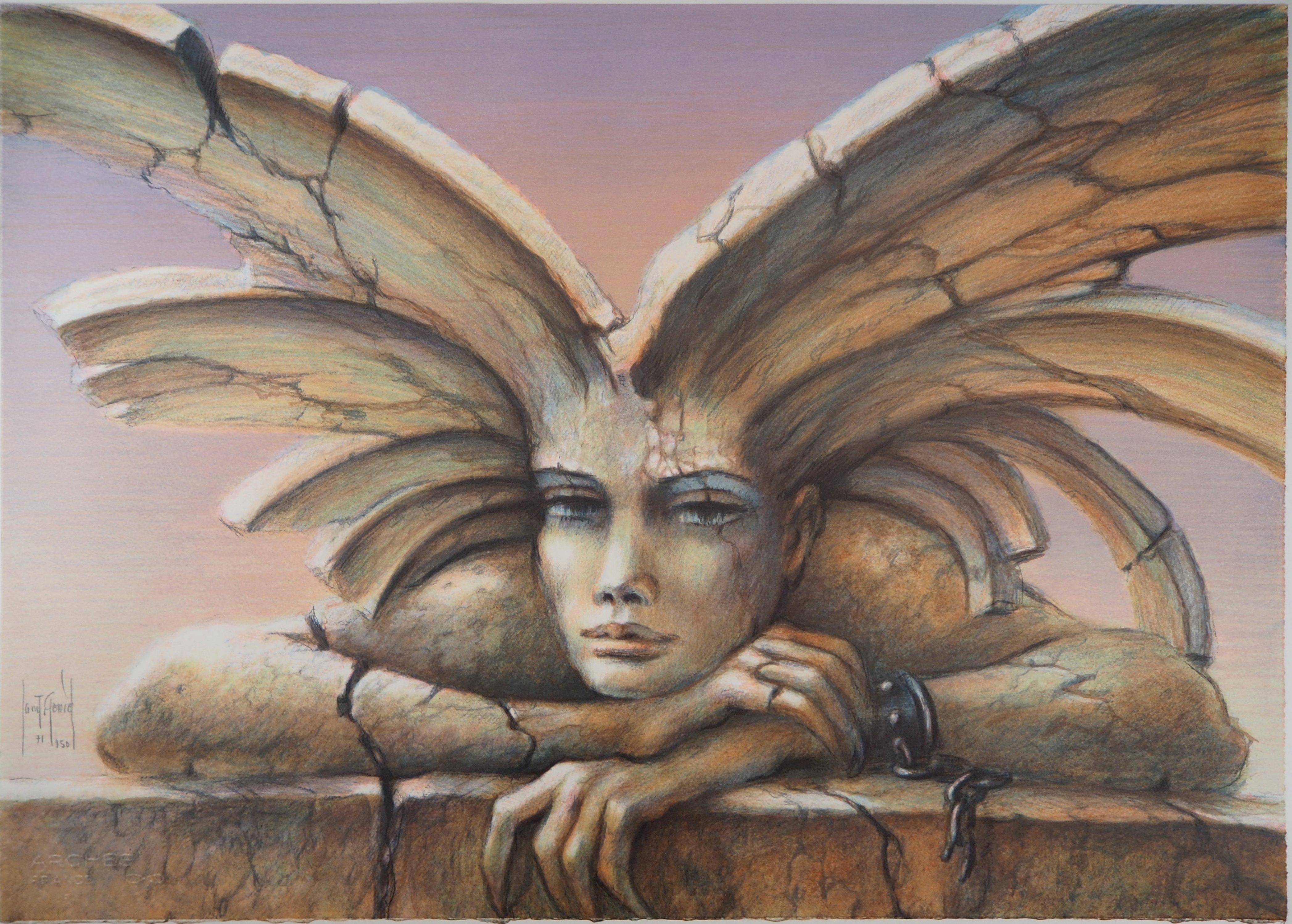 Enigma : Woman - Original handsigned lithograph