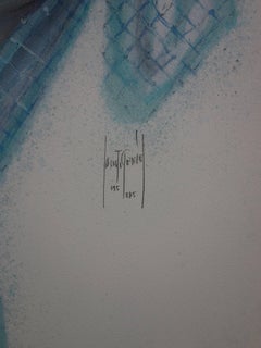 Violette - Litografía original firmada a mano - 250ex