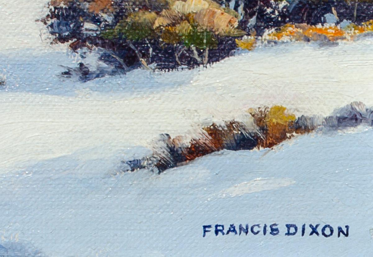 Frozen Winter Wonderland by American Artist Francis Dixon For Sale 1