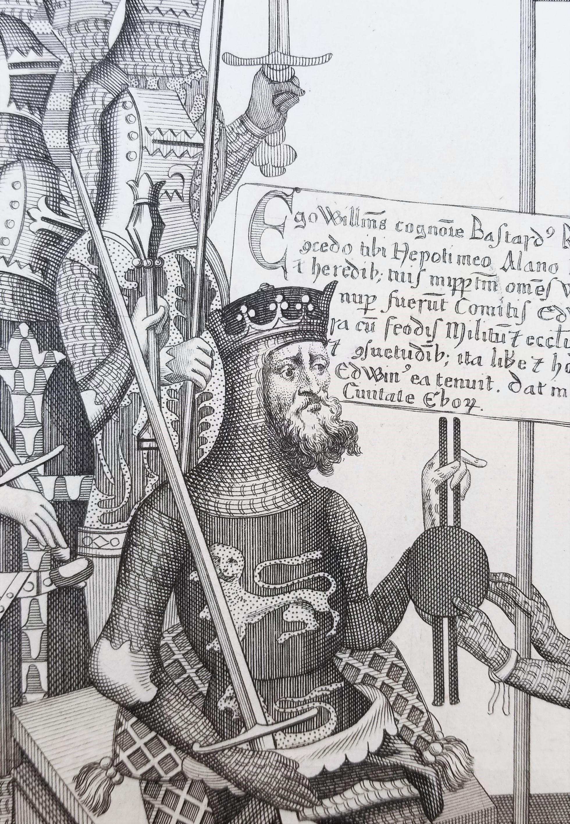 William the Conqueror Giving a Charter to his Nephew Alan Earl of Britain For Sale 5