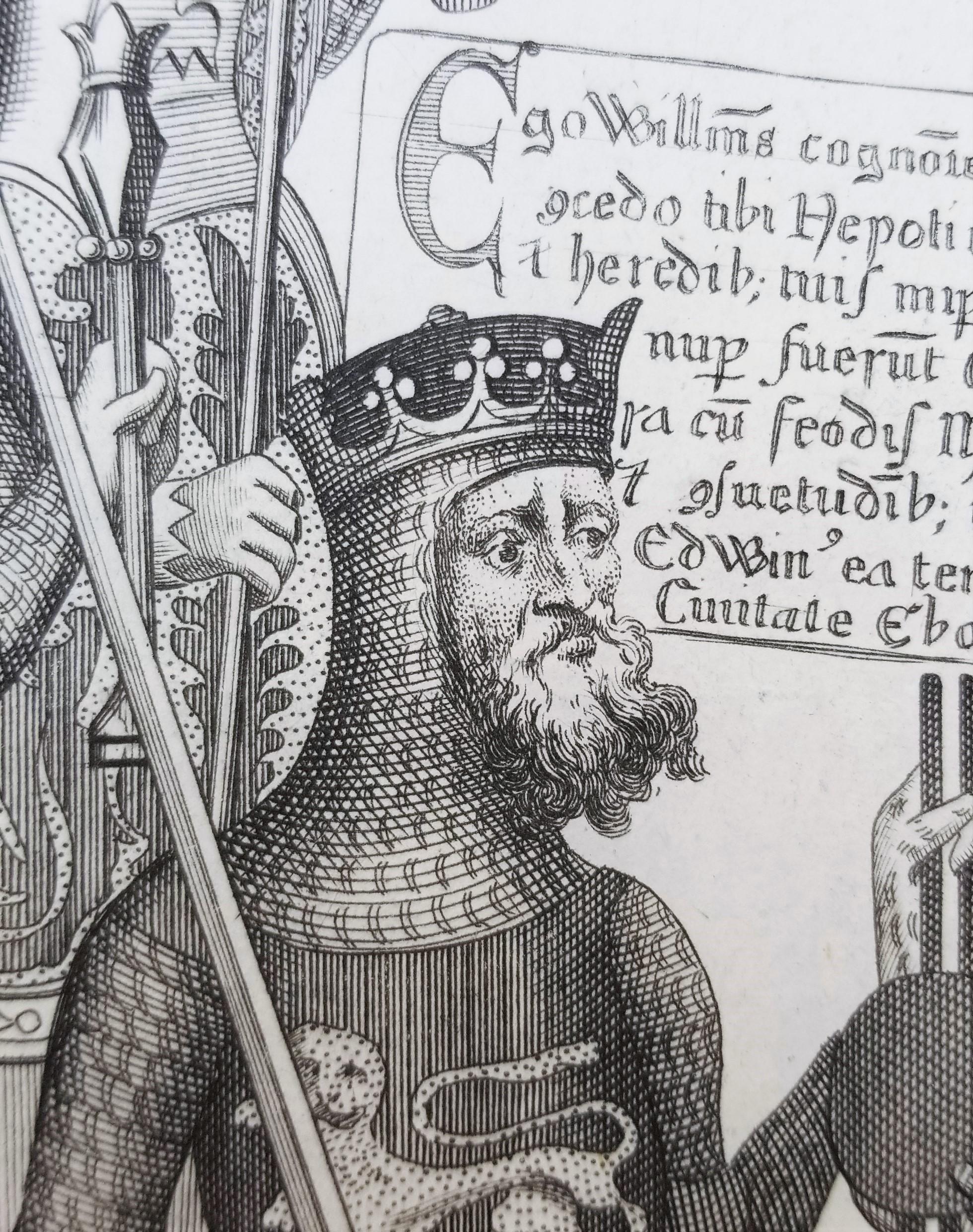 William the Conqueror Giving a Charter to his Nephew Alan Earl of Britain For Sale 6