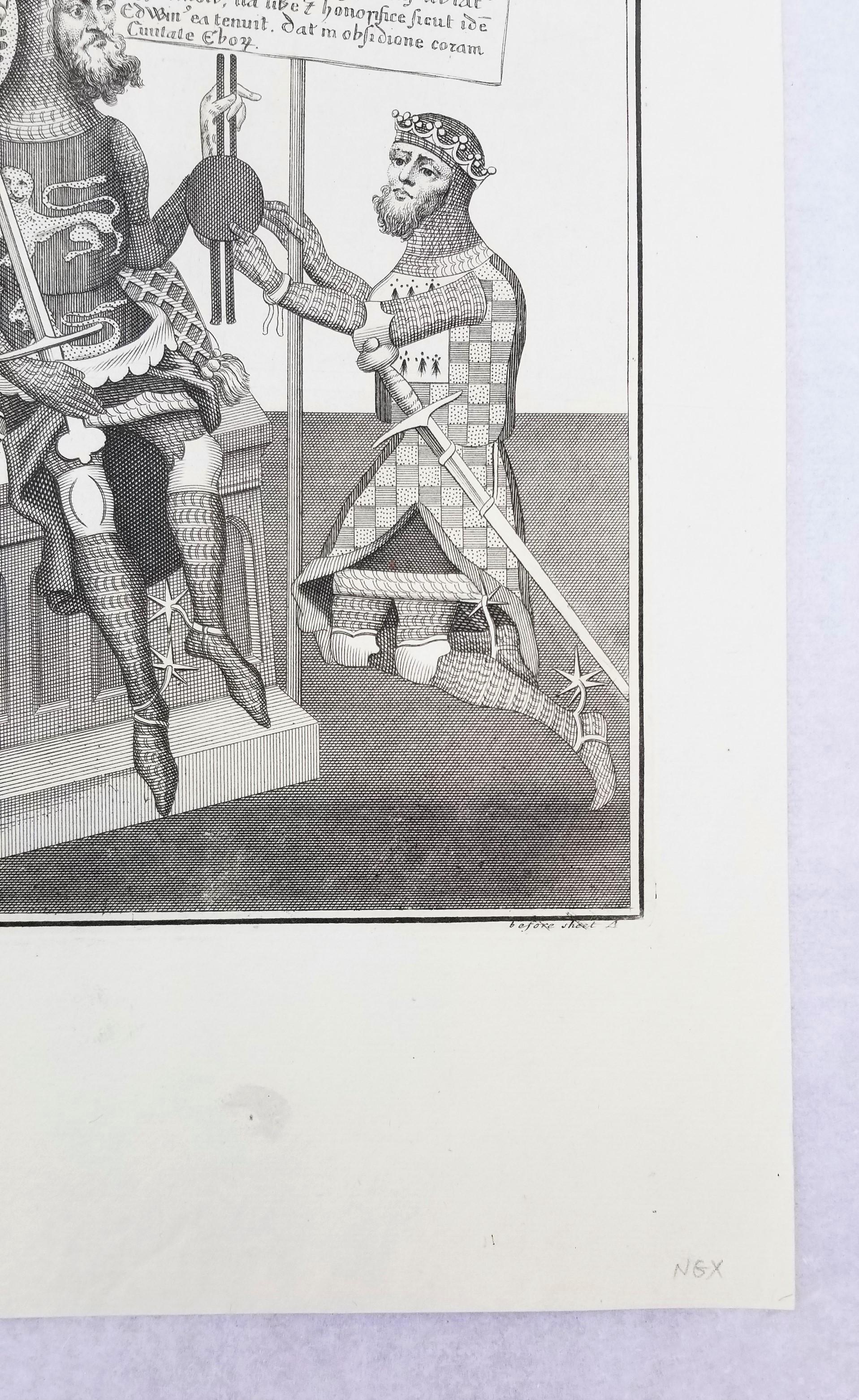 William the Conqueror Giving a Charter to his Nephew Alan Earl of Britain For Sale 2