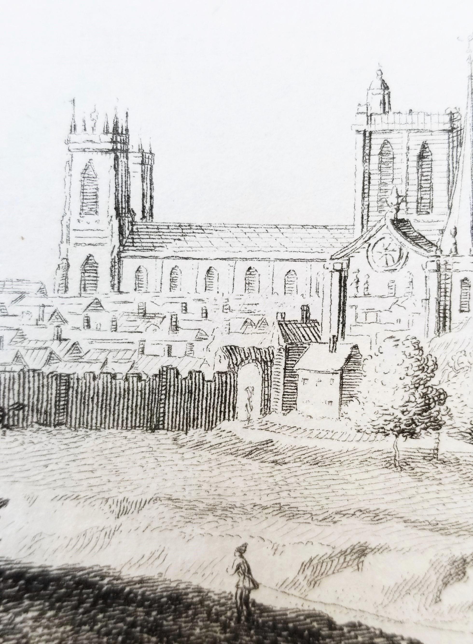 York, from near the Confluence of the Rivers Ouse and Foss /// Francis Drake Art For Sale 10