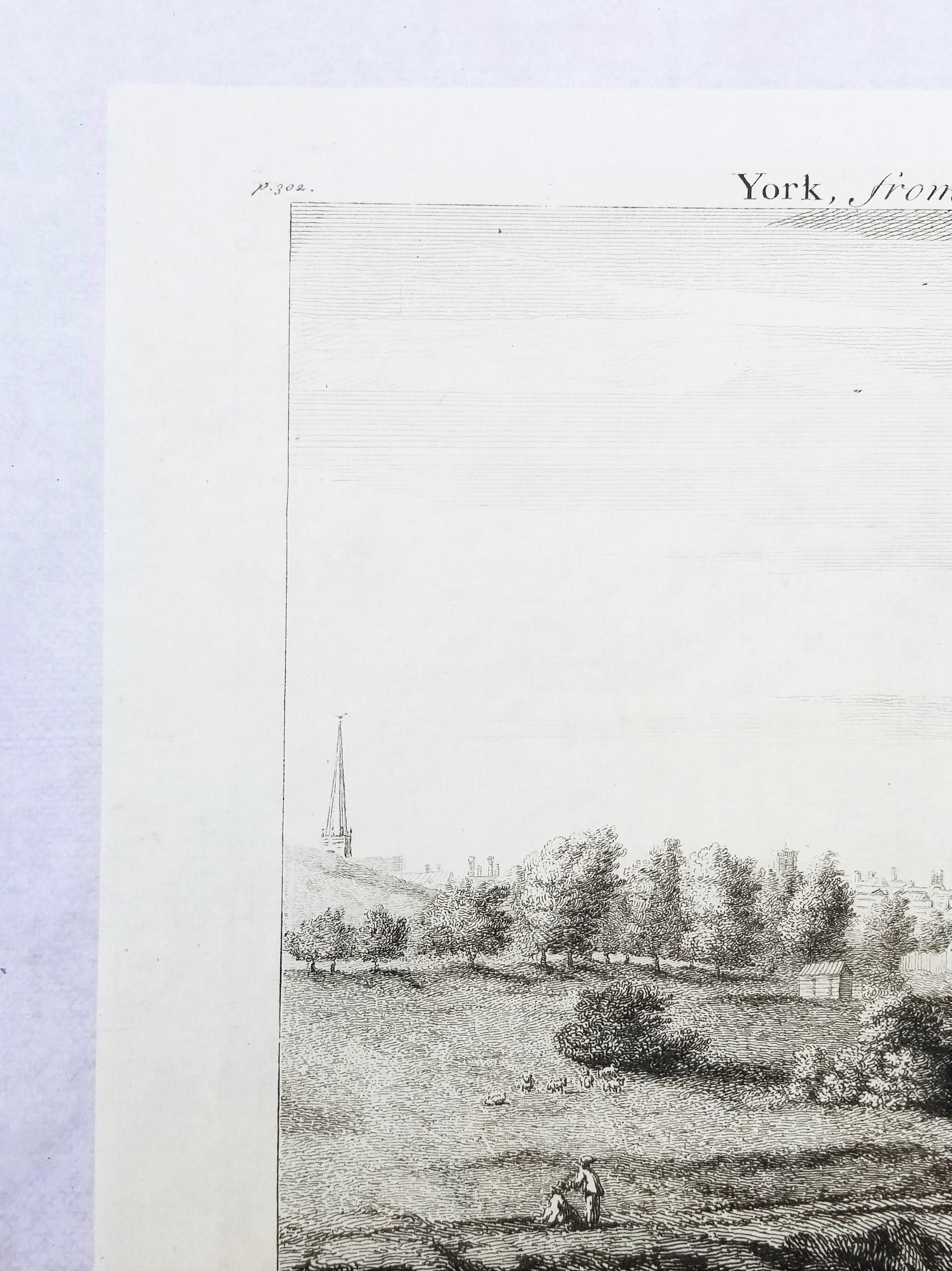 York, from near the Confluence of the Rivers Ouse and Foss /// Francis Drake Art For Sale 4
