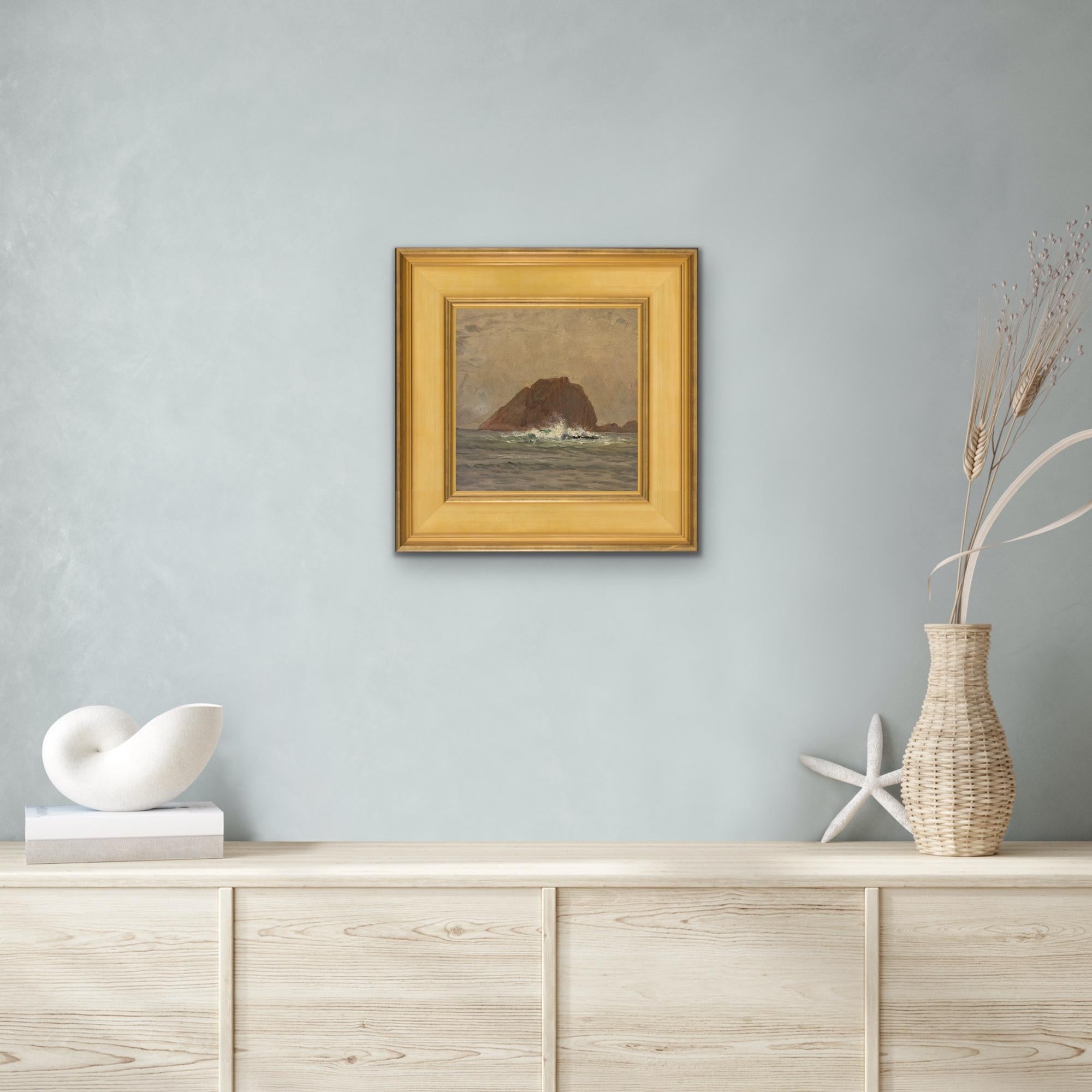 Labrador - Meereslandschaft - Öl auf Leinwand um 1885 Kanada im Angebot 1
