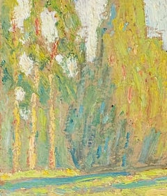 Santa Barbara Cottage Landscape colorful Plein Air California Impressionist 0-88