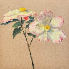 Antique Wild Rose - Yellow, Pink & White Flowers - Santa Barbara, California  0-122