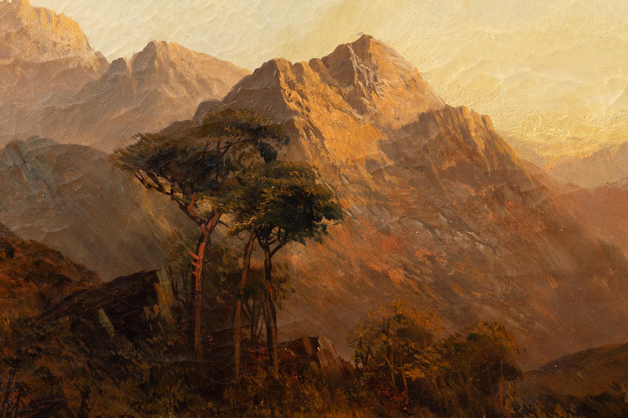 XX secolo Francis E. Jamieson (1895 - 1950) Olio su tela raffigurante un paesaggio scozzese in vendita
