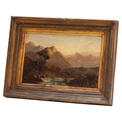 Francis E. Jamieson (1895 - 1950) Oil on canvas depicting a Scottish landscape