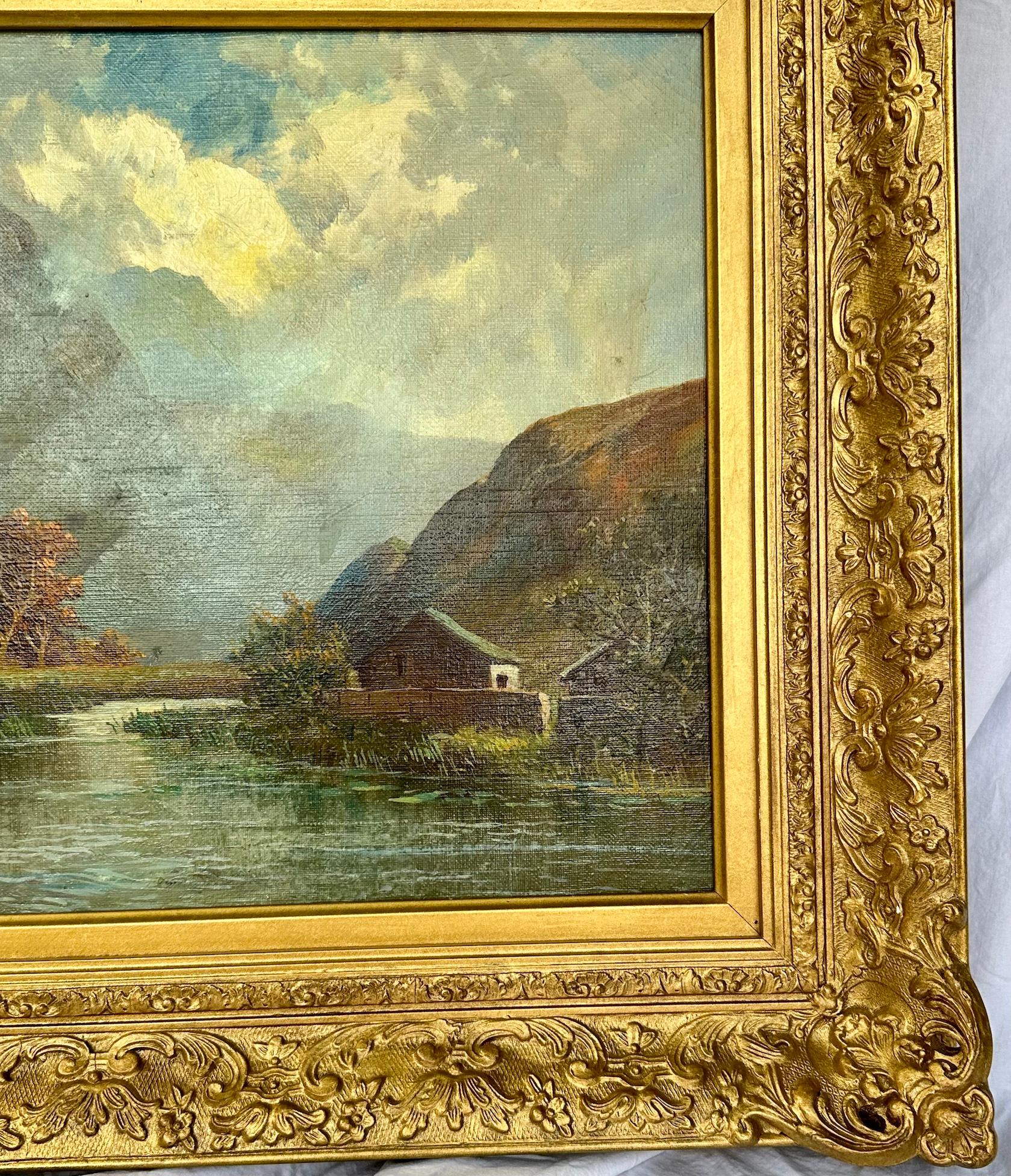 Francis Jamieson was a painter in oil and watercolor of highland landscapes and coastal scenes. (The work of this highly prolific artist is curious since the oils and watercolors have two quite distinctive styles and subject matter. The oil