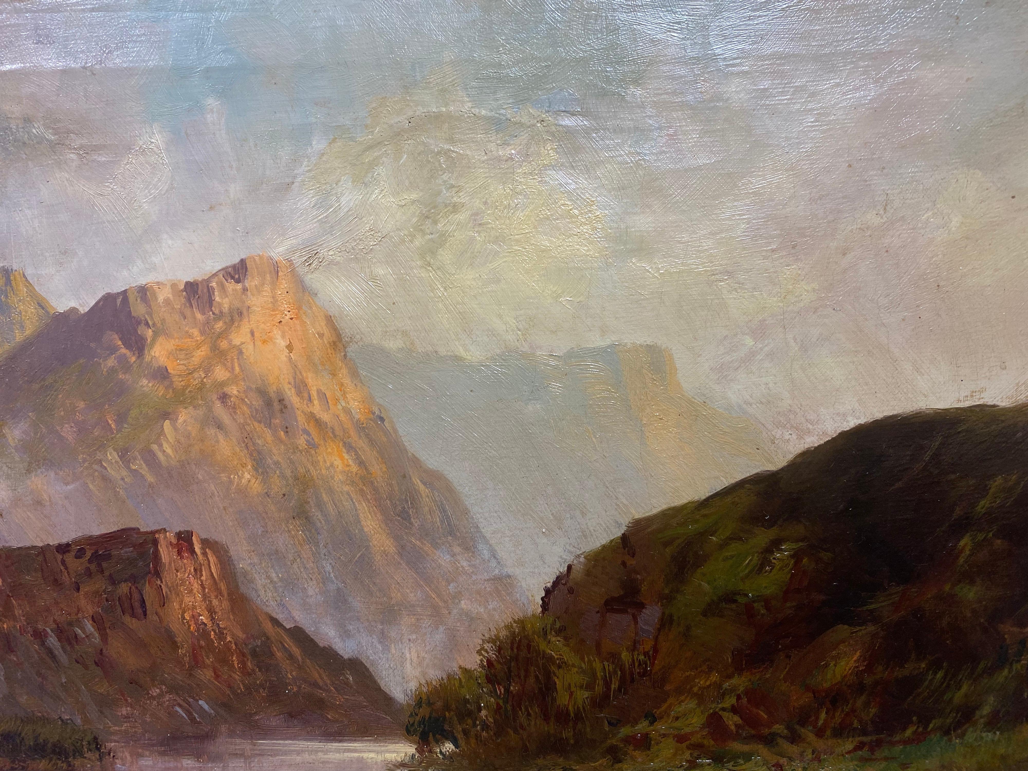 scottish highlands painting