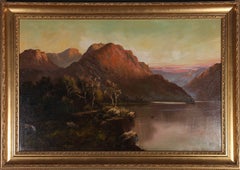 Francis E. Jamieson (1895-1950) - 1916 Oil, Highland Loch at Dusk