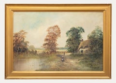 Francis E. Jamieson (1895-1950) - 1919 Oil, Cottage in Gloucestershire