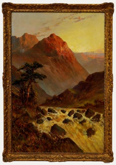 Francis E. Jamieson (1895-1950) - Óleo de principios del siglo XX, Highland River