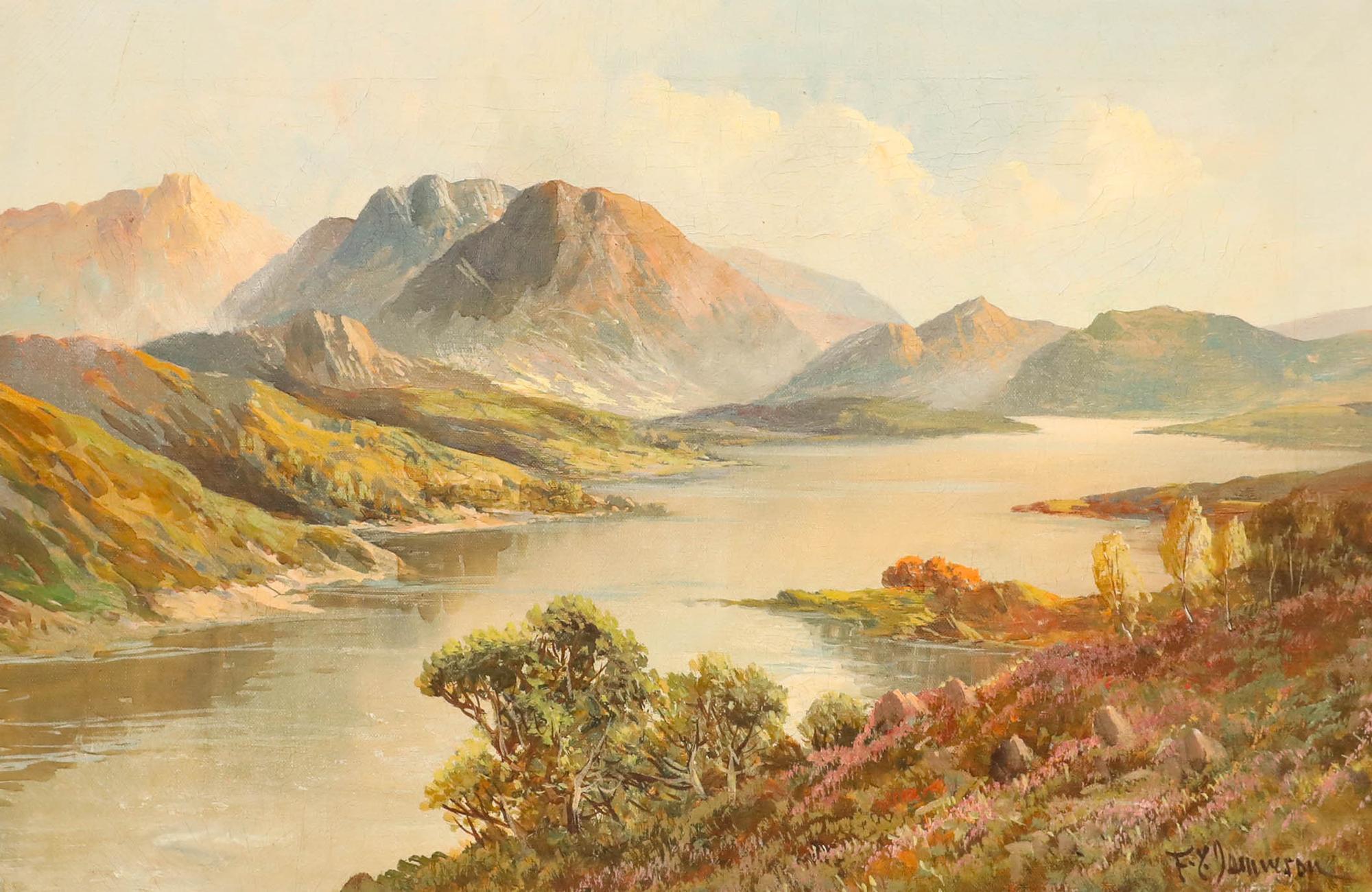 Francis E. Jamieson (1895-1950) - Early 20th Century Oil, Loch Katrine For Sale 1
