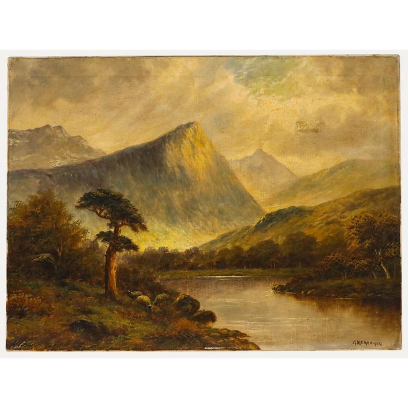 Francis E. Jamieson (1895-1950) - Anfang des 20. Jahrhunderts Öl, schottisches Hochland