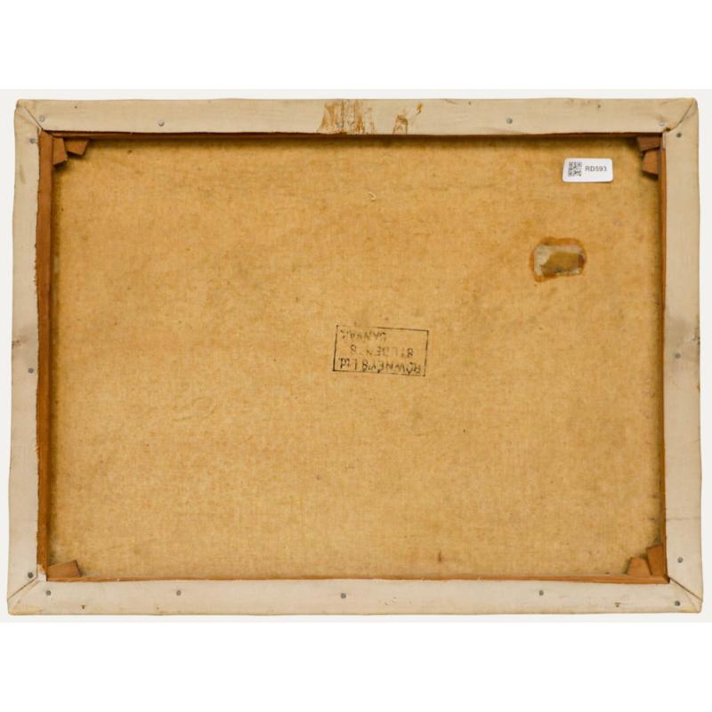 Francis E. Jamieson (1895-1950) - Huile du début du XXe siècle, Vue de la vallée en vente 1