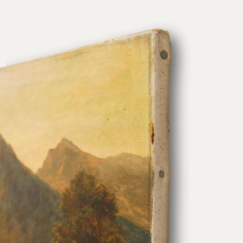 Francis E. Jamieson (1895-1950) - Huile du début du XXe siècle, Vue de la vallée en vente 3