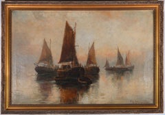 Francis E. Jamieson (1895-1950) - Framed Early 20th Century Oil, The Fleet