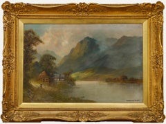 Francis E. Jamieson (1895-1950) - Framed Oil, Cottage on Loch Awe
