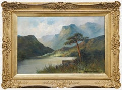 Francis E. Jamieson (1895-1950) - Huile encadrée, Scots Pine by the Loch
