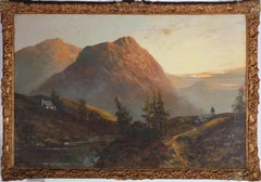 Francis E. Jamieson (1895-1950) - Framed Oil, Shepherd in the Mountains