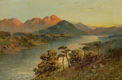 Francis E. Jamieson (1895-1950) - Framed Oil, Sunset on Loch Lomond