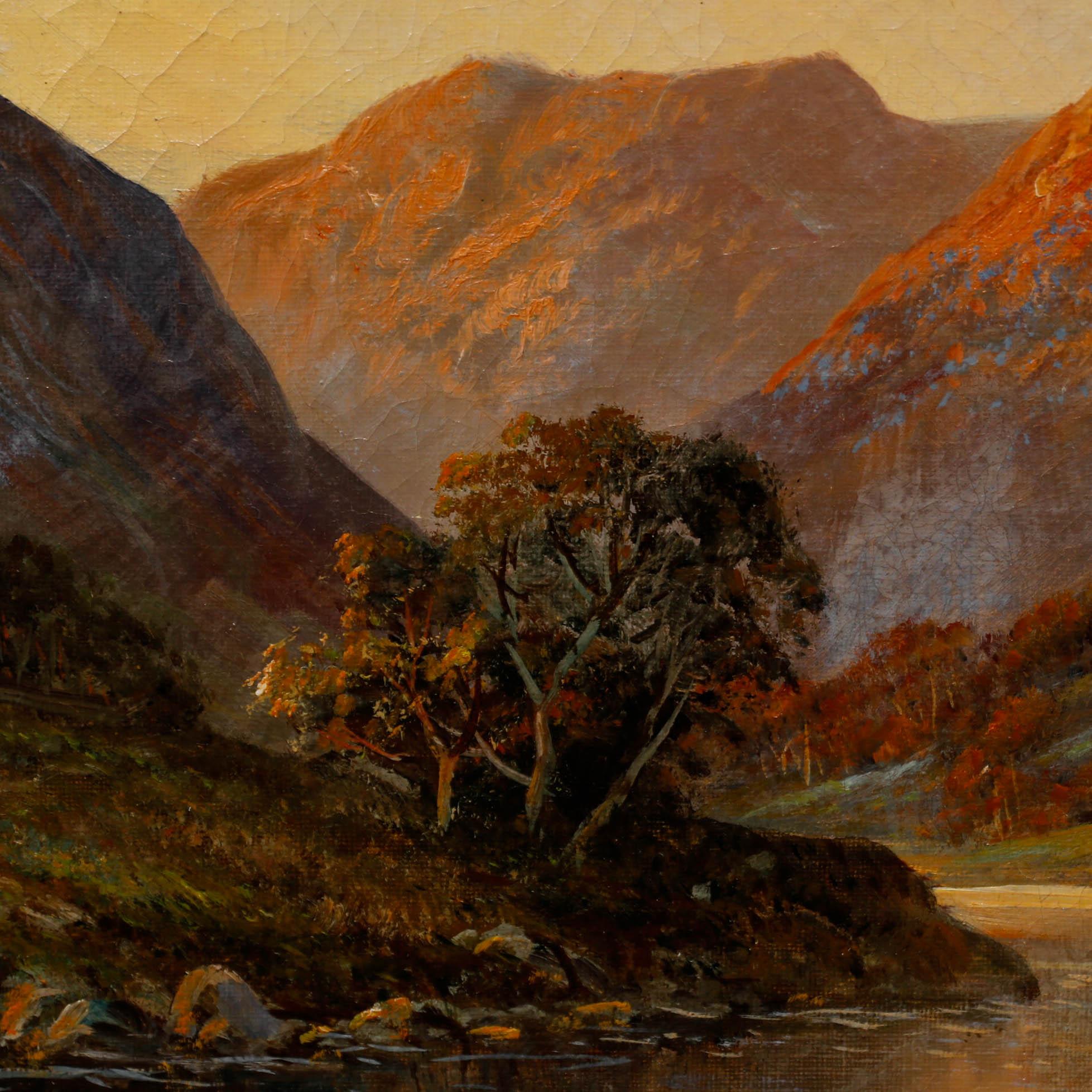 Francis E. Jamieson (1895-1950) - Öl, Cottage On The Highland River 3