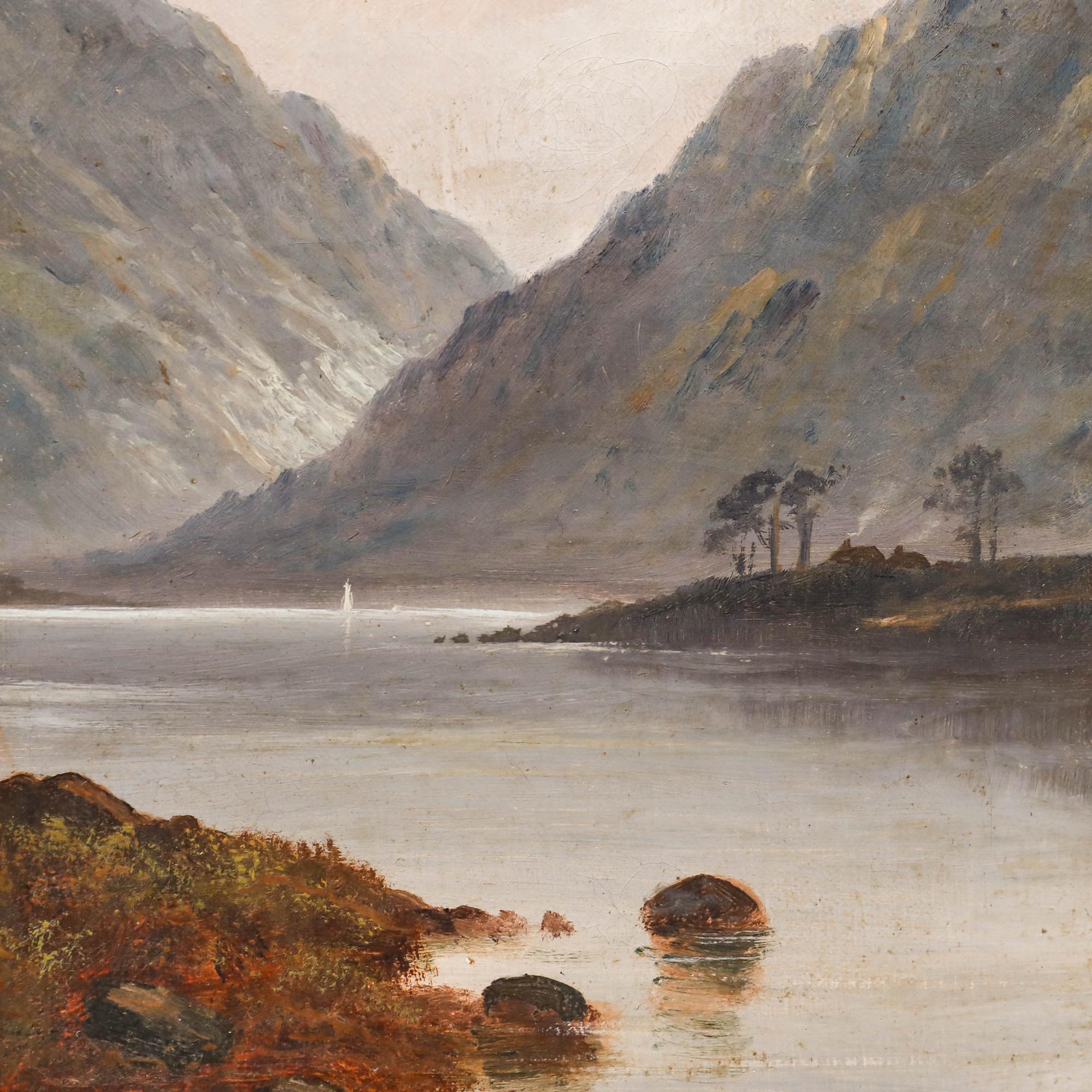 Francis E. Jamieson (1895-1950) - Oil, Morning Sky at Ben Lomond For Sale 3