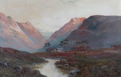 Francis E. Jamieson (1895-1950) - Oil, Mountainous Scene with Shepherd