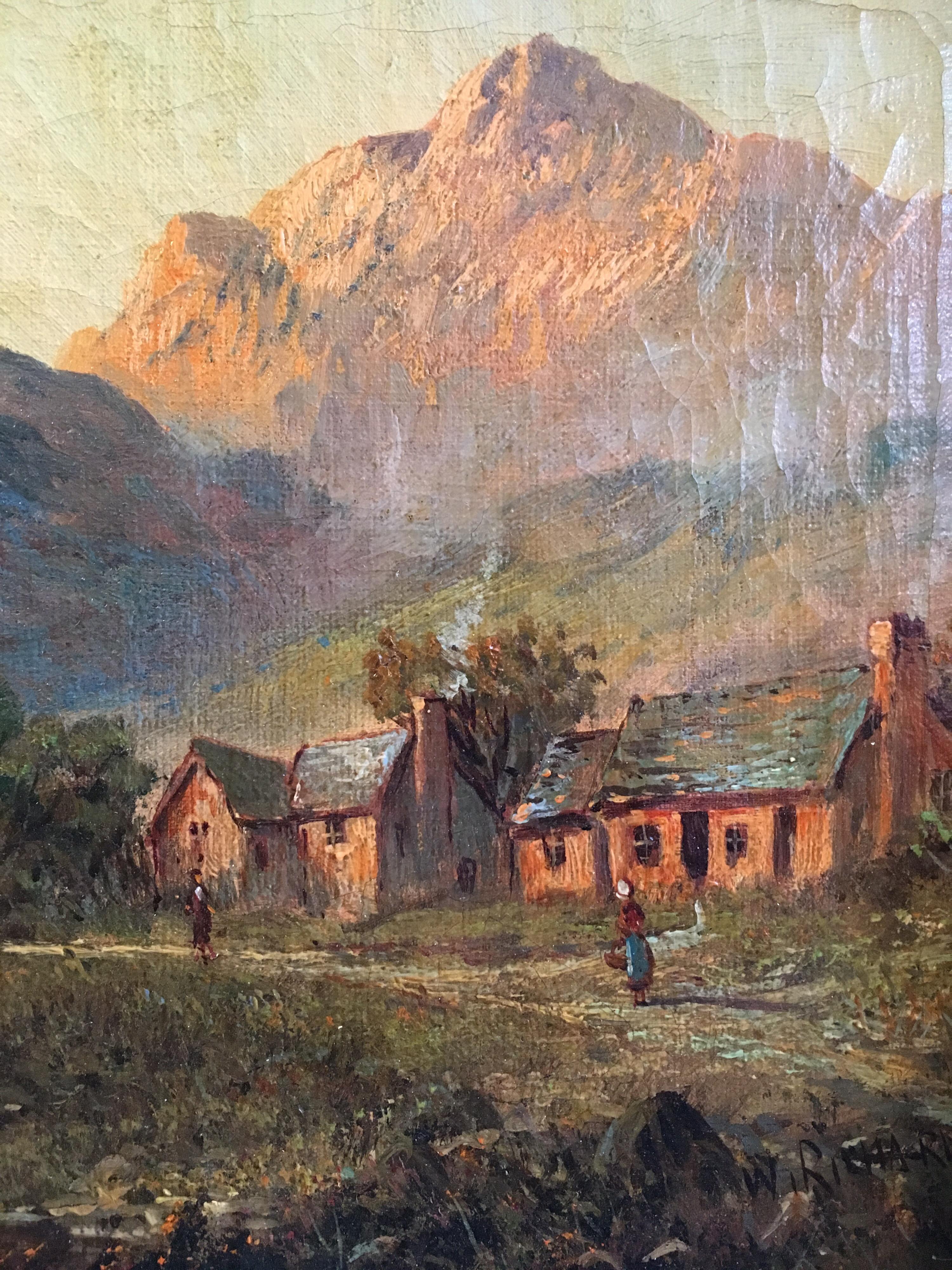 Glen Ogle, Lochearnhead, Antique Scottish Oil Painting Sunset, Signed
by F. E. Jamieson (British 1895-1950)
signed, lower corner right hand corner, titled verso
oil painting on canvas, framed
Framed: 14.5 x 22.5 inches

Fine quality antique oil