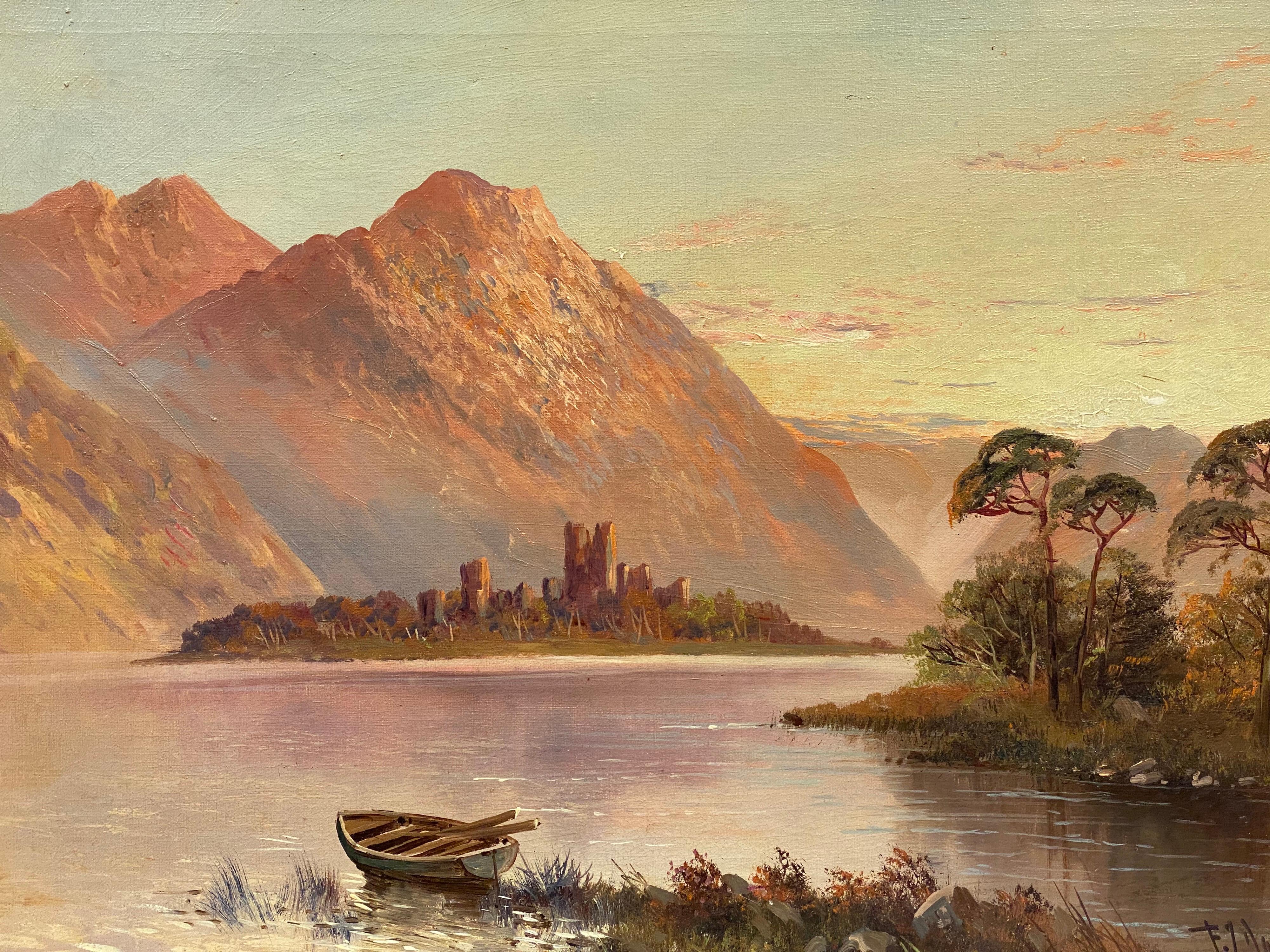 kilchurn castle painting