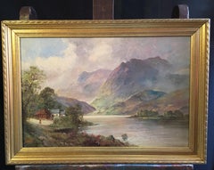 Loch Katrine, Antique Scottish Oil Painting, Signed