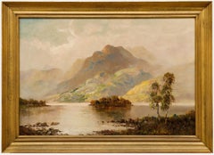 Manner of Sidney Y. Johnson - Mid 20th Century Oil, A Misty Day, Loch Lomond