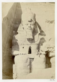 Colossal-Figur in Abou Simbel, Nubia