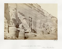 Façade of the Temple, Abou Simbel, Nubia, from the East