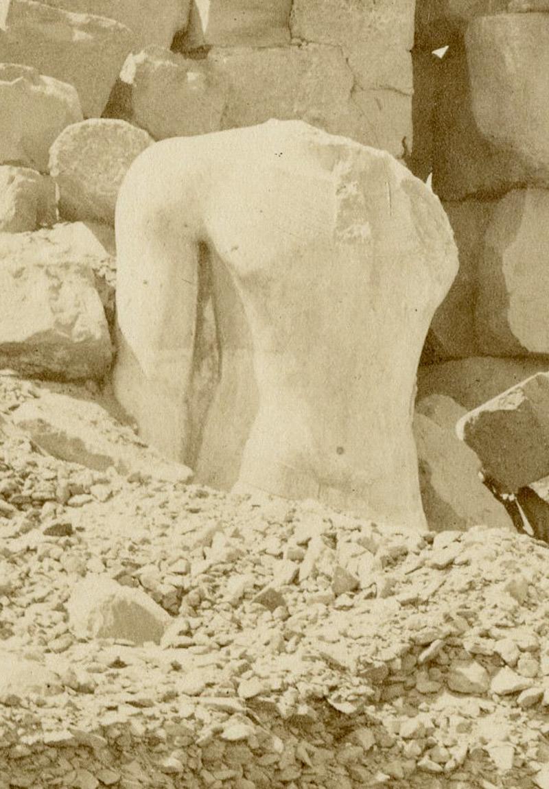 Granite Pylon, Karnac - Romantic Photograph by Francis Frith