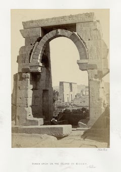 Antique Roman Arch on the Island of Biggeh, Nubia