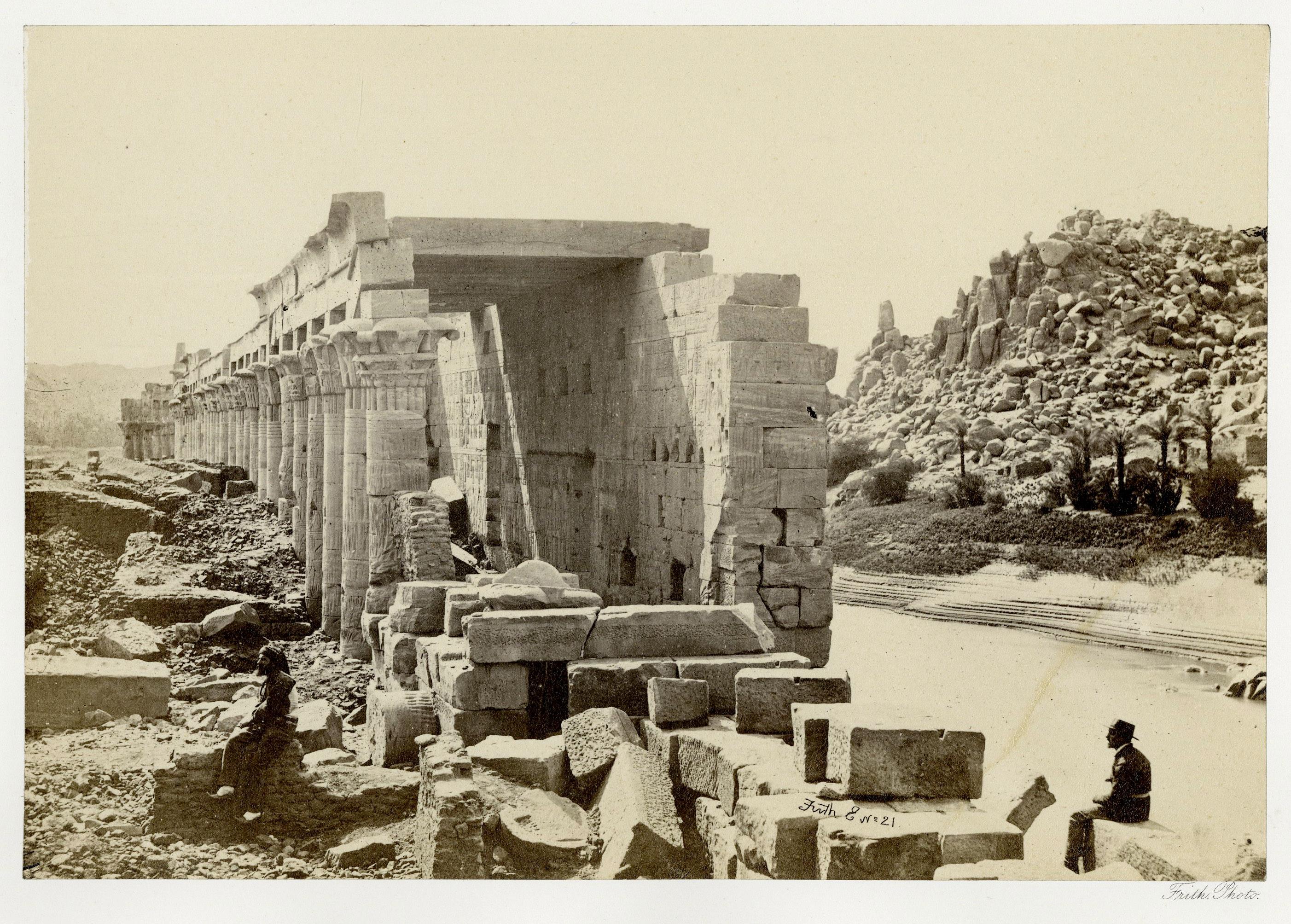 La columnata, Isla de Philae