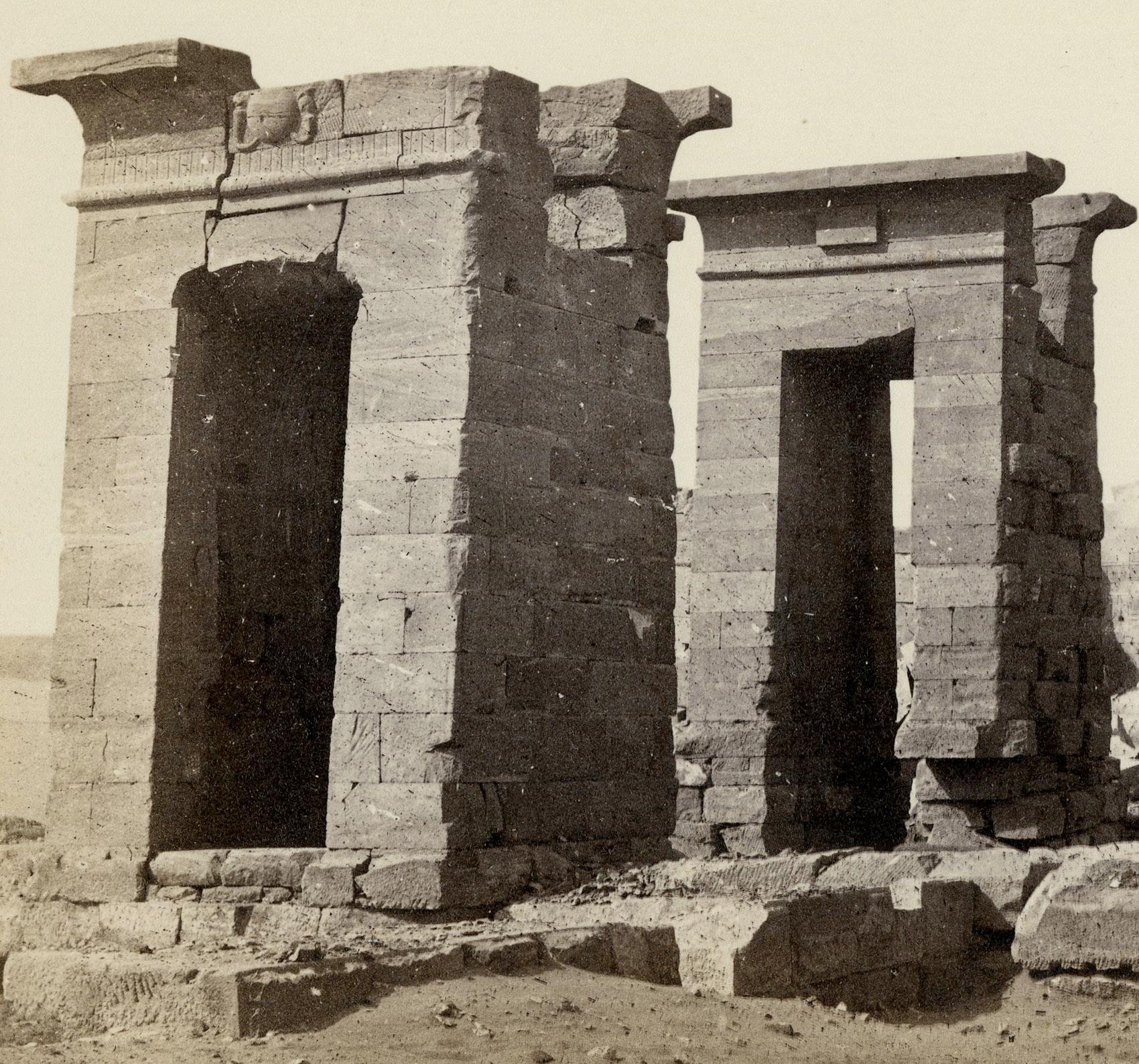 The Temple of Dabod, Nubia - Photograph by Francis Frith