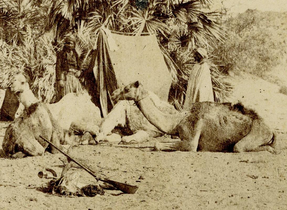 Page de titre - Un campement en Éthiopie - Photograph de Francis Frith